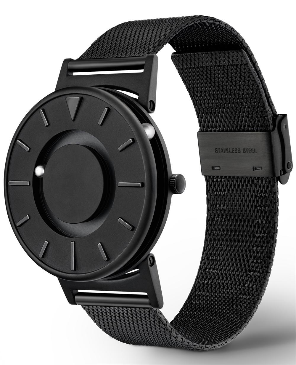 The Bradley Classic Black Mesh Watch