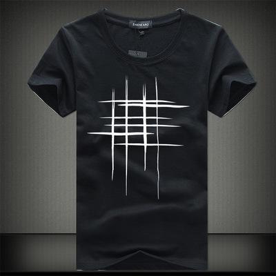 Cross Print Cotton T Shirts