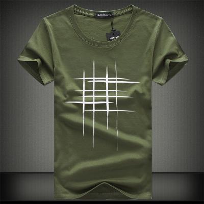 Cross Print Cotton T Shirts