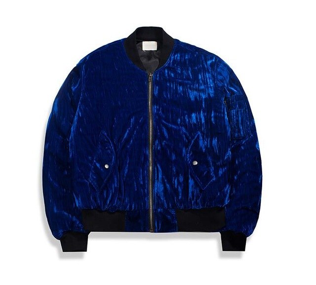 Velvet Bomber Jacket