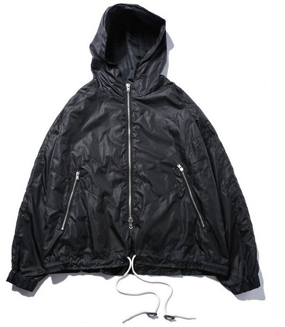 Hip Hop Hooded Windbreaker jacket