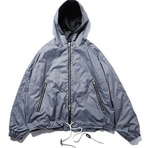 Hip Hop Hooded Windbreaker jacket