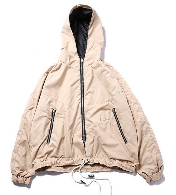 Hip Hop Hooded Windbreaker jacket