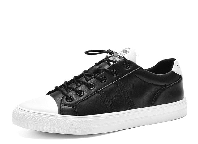 Skater Luxe Sneaker - Black on Black Vegan Leather