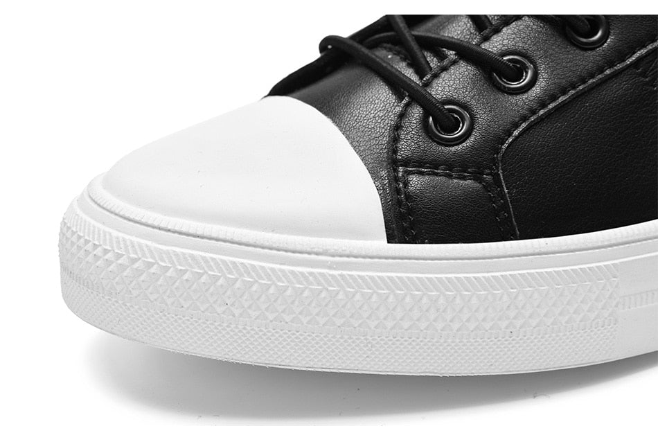 Skater Luxe Sneaker - Black on Black Vegan Leather