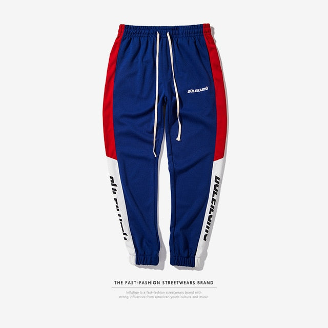 Colorblock Pants Side Stripe