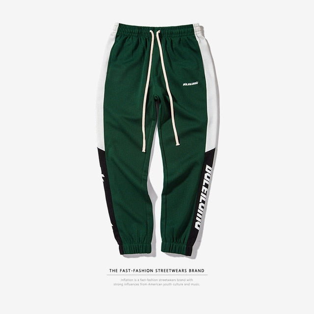 Colorblock Pants Side Stripe