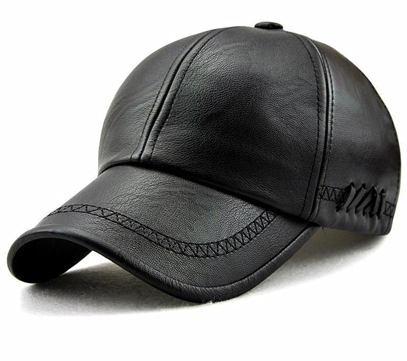 Vegan Leather Baseball Cap