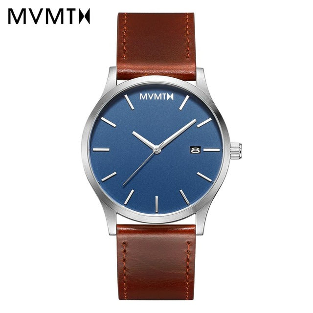 MVMT Watch Black steel Watchband 45mmdw