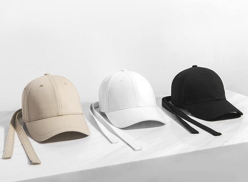 Long Strap Casual Baseball Caps