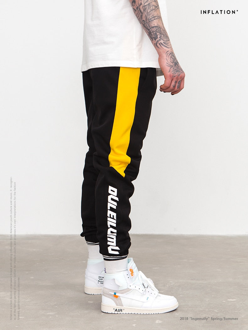 Colorblock Pants Side Stripe