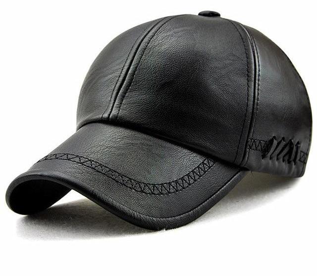 Vegan Leather Baseball Cap