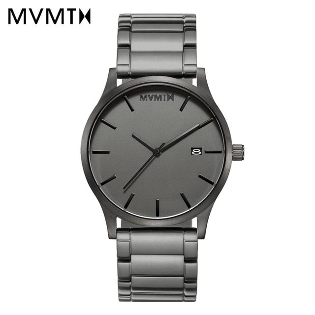 MVMT Watch Black steel Watchband 45mmdw